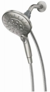 Picture of Moen 26112EPSRN Moen Engage Brushed 6 settings Handheld Showerhead 2 gpm (EA)