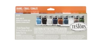 Picture of TESTORS 281230 Testors Military Assorted Solvent-Based Paint Set Exterior and Interior 0.25 oz - Total Qty: 66 (PK-6-EA)
