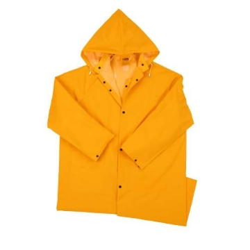 Picture of Boss Products Usa Llc 3PR8000YX 813-4148-XL 0.35 mm PVC Over Polyester 48 in. Raincoat, Extra Large - Yellow (EA)