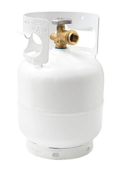 Picture of FLAME KING YSN05LB FLAME KING YSN5LB 5 Pound Propane Tank Cylinder, Great For Portable Grills, Fire Pits, Heaters And Overlanding, White (EA)