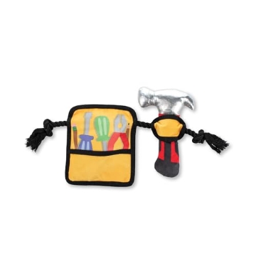 Picture of PET SHOP BY FRINGE STUDIO 314176 Fringe Studio Plush Dog Toy, Tools for The Trade, Pet Shop Collection (314176) (EA)