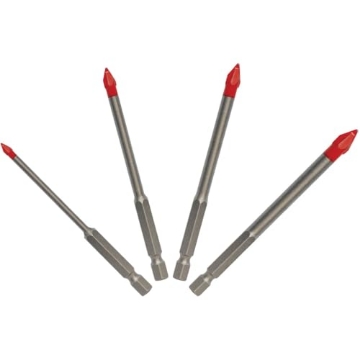 Picture of Freud Inc DMANSP1070S Diablo Hard Tile & Stone Carbide Tipped Drill Bit Set - Ideal for Hammer and Rotary Drills - Hex Shank, 3-1/2" Length, 5 Pieces Bits - DMANSP1070S (EA)