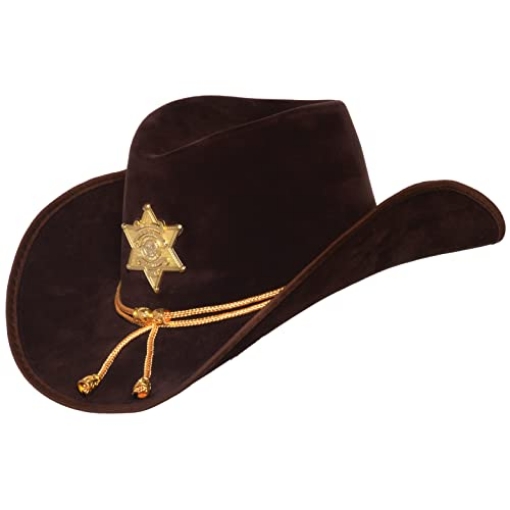 Picture of Underwraps Child Code UR30584 UNDERWRAPS - Sheriff Hat - Adult (EA)