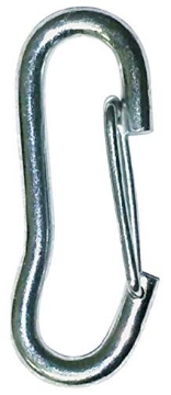 Picture of Baron 427-2 1/4 Baron 5/16 in. Dia. x 2-1/4 in. L Zinc-Plated Steel Snap Hook 300 lb. (EA)