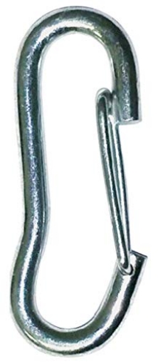 Picture of Baron 427-2 1/4 Baron 5/16 in. Dia. x 2-1/4 in. L Zinc-Plated Steel Snap Hook 300 lb. (EA)