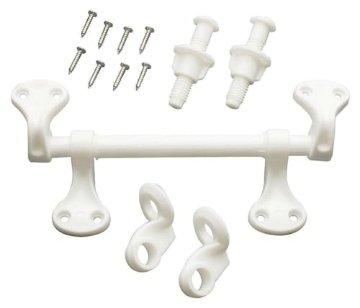 Picture of Plumb Pak PP835-36 Keeney PP835-36 Plumb Pak Plastic Toilet Seat Hinges, White (EA)