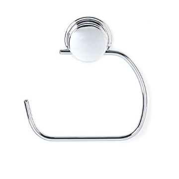 Picture of BETTER LIVING 13822 Better Living Kroma Stick 'N Lock+ Toilet Paper/Towel Holder, Multi-Purpose Wall Mounted Toilet Paper Holder, Wall Mounted Towel Holder for Flat, Finished Surfaces, Waterproof Tape, No Drill, Chrome (EA)