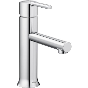 Picture of Moen 84770 Moen Arlys 1.2 GPM Single Hole Bathroom Faucet with Pop-Up Drain Assembly and Duralast Technology (EA)