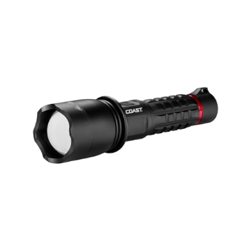 Picture of Coast Cutlery Co 31208 Coast XP20R 4000 Lumen USB-C Rechargeable LED Flashlight with Slide Focus and Pure Beam Focusing Optic, 5 Light Modes (EA)