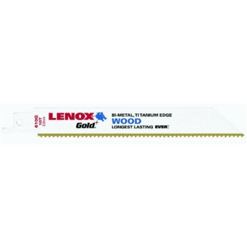 Picture of Lenox Tools 21064610GR Lenox Gold Reciprocating Saw Blade, 6", 5 Pieces, Model# 21064 (EA)