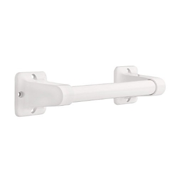Picture of Delta Mustad DF509W Delta (1-Pack) 9' Assist Bar ADA Compliant Optic White Bathroom Safety Handle | Wall Mount 300 lb Capacity, Balance, Handicap Grip for Shower, Tub, Toilet DF509W (EA)