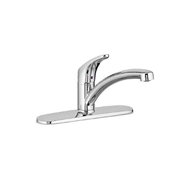 Picture of American Standard 7074000.002 American Standard 7074000.002 Colony Pro Single-Handle Kitchen Faucet with Deckplate, Polished Chrome (EA)