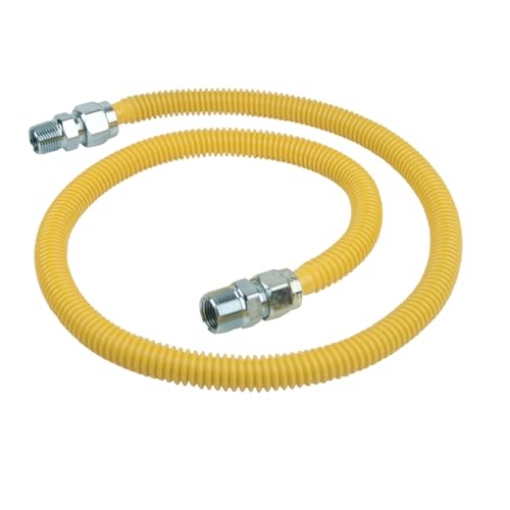 Picture of Eastman Kodak Company 30YE545048 Brasscraft CSSC14-48 Range and Gas Furnace Flex-Line, 24.5x3.5x1, Yellow (EA)