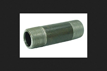 Picture of ACE TRADING - NIPPLE 309UP38X212 BK Products 3/8 in. MPT x 2-1/2 in. L Galvanized Steel Nipple (PK-5-EA)
