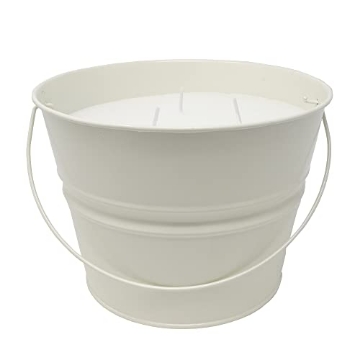 Picture of Patio Essentials 21199P-W Patio Essentials 30-Ounce 3-Wick Bucket Citronella Candle (Ivory) (EA)