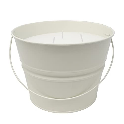 Picture of Patio Essentials 21199P-W Patio Essentials 30-Ounce 3-Wick Bucket Citronella Candle (Ivory) (EA)