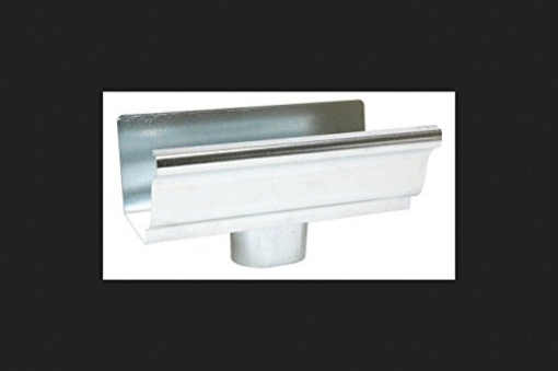 Picture of AMERIMAX 29010 Amerimax 6.5 in. H x 10 in. W x 5.5 in. L Metallic Galvanized Steel K End w/Drop (PK-12-EA)
