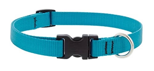 Picture of Lupine Collars & Leads 15001 Lupine Dog Collar 3/4" Wide Aqua adjusts 9-14" Long (EA)