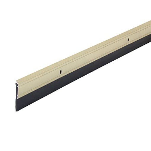 Picture of M-D 05744 M-D Building Products 05744 All-Season Door Sweep, Heavy Duty Aluminum and Vinyl, Ideal for Residential & Commercial Use, Easy Installation, Ensure Comfort and Save Energy (36 Inch, Gold) (EA)
