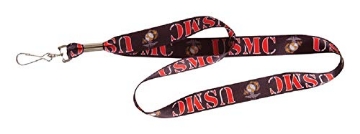 Picture of HILLMAN 712373 Hillman United States Marine Corps Polyester Multicolored Decorative Key Chain Lanyard (PK-6-EA)