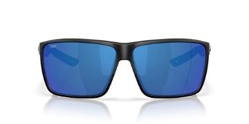 Picture of COSTA 06S912191210364 Costa Del Mar Rincon II Sunglasses, Matte Black/Blue Mirrored 580P, 64 mm (EA)