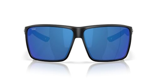 Picture of COSTA 06S912191210364 Costa Del Mar Rincon II Sunglasses, Matte Black/Blue Mirrored 580P, 64 mm (EA)