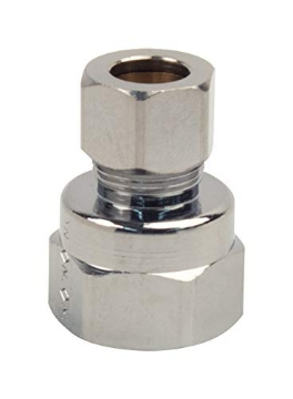 Picture of Brass Craft 12X CD BrassCraft Brass Compression Adapter - Case of: 1; Each Pack Qty: 1 (EA)