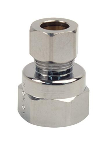 Picture of Brass Craft 12X CD BrassCraft Brass Compression Adapter - Case of: 1; Each Pack Qty: 1 (EA)