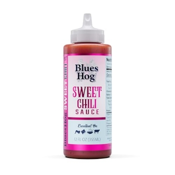 Picture of BLUES HOG LLC 50410 Blues Hog Sweet Chili Sauce, Sweet & Spicy Dipping Sauce, Gluten-Free, No High Fructose Corn Syrup, Made in the USA, 12 oz (EA)