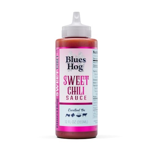 Picture of BLUES HOG LLC 50410 Blues Hog Sweet Chili Sauce, Sweet & Spicy Dipping Sauce, Gluten-Free, No High Fructose Corn Syrup, Made in the USA, 12 oz (EA)