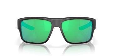 Picture of COSTA 06S911659911602 Costa Del Mar Taxman Sunglasses, Matte Black/Green Mirrored 580G, 59 mm (EA)