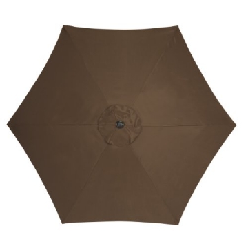 Picture of Living Accents UM90G31OBD-05 LIVING ACCENTS 9 ft. Tiltable Brown Market Patio Umbrella (EA)