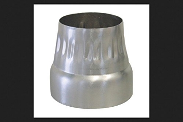 Picture of DEFLECTO DIRB43 Deflecto Jordan 4 in. L x 4 in. Dia. Silver/White Aluminum Increaser/Reducer (PK-12-EA)