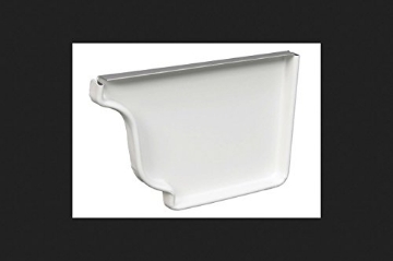 Picture of AMERIMAX 27206 Amerimax 5 in. H x 3.5 in. W x 5 in. L White Aluminum K Right End Cap (PK-15-EA)