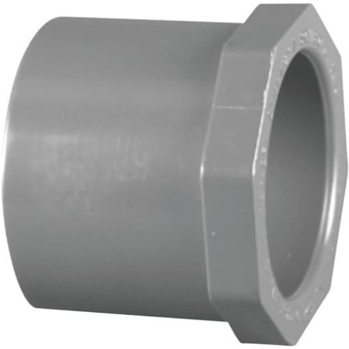 Picture of CHARLOTTE PIPE PVC 08107 1400 Charlotte Pipe Reducer Bushing Sch 80 Pvc 1" X 1/2" Gray (EA)