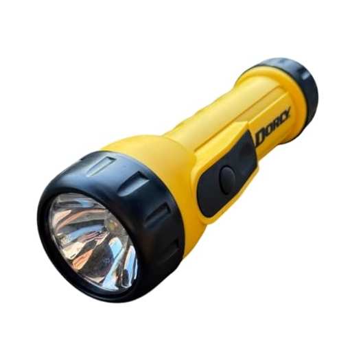 Picture of Dorcy 41-2350 Dorcy Heavy Duty Worklight Flashlight with Batteries, 41-2350 , Yellow (EA)