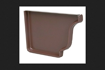 Picture of AMERIMAX 2520519 Amerimax 0.5 in. H x 3.5 in. W x 5.25 in. L Brown Aluminum K Left End Cap (PK-15-EA)