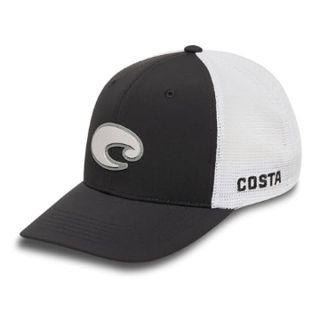 Picture of COSTA FQS900226-001U Costa Del Mar Mens Core Performance Trucker Hat, Black, One Size (EA)