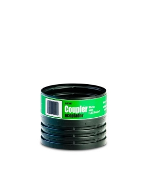 Picture of FLEX-DRAIN 55020 Flex-Drain 55020 Drain Pipe Coupler Adapter, Female to Female , Black (EA)