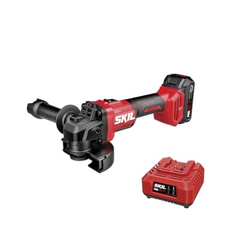 Picture of Skil AG2990B-10 SKIL PWR CORE 20V Brushless 4-1/2 In. Angle Grinder Kit, includes 2.0Ah Battery and 20V Standard Charger - AG2990B-10 (EA)