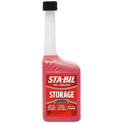 Picture of Stabila 22206 STA-BIL Storage Fuel Stabilizer - Keeps Fuel Fresh for 24 Months - Prevents Corrosion - Gasoline Treatment that Protects Fuel System - Fuel Saver - Treats 25 Gallons - 10 Fl. Oz. (22206) (EA)