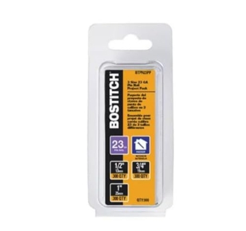 Picture of STANBOSTIT BTPN23PP BOSTITCH 23 Gauge PIN Nail Project Pack 900 (EA)