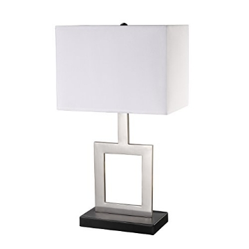 Picture of GLOBE ELECTRIC COMPANY USA INC 11388 Globe Electric 11388 Table Lamp, 21 in, D'Alessio (Nickel) (EA)