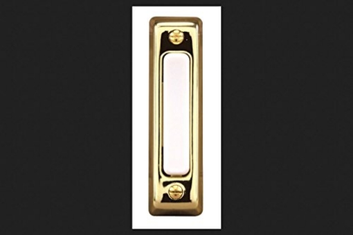Picture of Heath Zenith 18000112 Heathco 711P-B Brass Wired Doorbell (EA)
