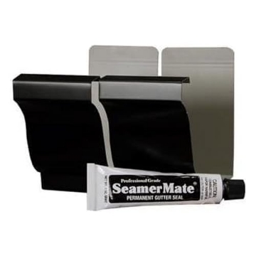 Picture of AMERIMAX 2500835 Amerimax 5043699 5 x 3 in. Aluminum K Gutter Connector Black - Pack of 25 (PK-25-EA)