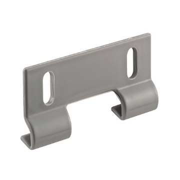Picture of Prime M 6191 Slide-Co 193659 Shower Door Bottom Hook Guide, 2 In. Hole Center Spacing, Plastic Construction, Gray in Color (2 Pack) (EA)