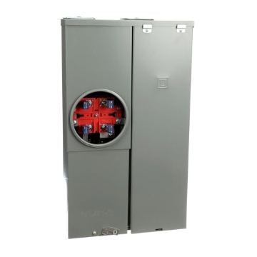 Picture of Square D SC1624M100S Square D - SC1624M100S Homeline 100-Amp 16-Space 24-Circuit Outdoor Surface Mount Main Breaker Combination Service Entrance Device (EA)