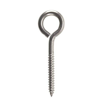Picture of ACE TRADING - BH 10 02-3463-405 Hampton 5/16 in. x 4 in. L Stainless Steel Lag Thread Eyebolt Nut Included (PK-5-EA)