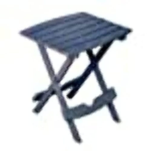 Picture of ADAMS MFG CORP 8510-94-3934 Quik Fold Patio Side Table, Resin, Bluestone (EA)