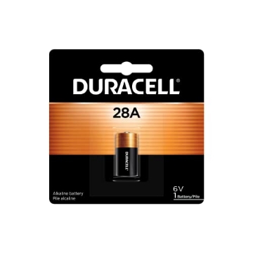 Picture of DURACELL(R) DURPX28ABPK Duracell 28A 6V Alkaline Battery, 1 Count Pack, 28A 6 Volt Alkaline Battery, Long-Lasting for Cameras, Medical Devices, Garage Door Openers, and More (EA)